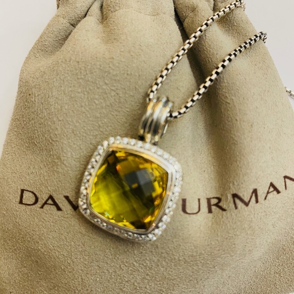 ♥️♥️SOLD♥️♥️DAVID YURMAN 14mm Lemon Citrine Albion - Picture 2 of 11